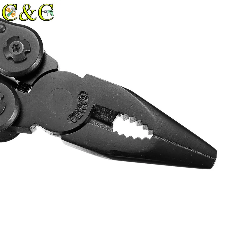 Ganzo G202B многофункциональные инструменты, складные плоскогубцы для рыбалки, кемпинга, выживания, EDC ножницы, отвертка, биты, шестерня, Мультитул, карманный нож, плоскогубцы