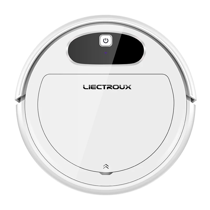 White Робот-пылесос Liectroux 11S, приложение WiFi, гироскоп и 2D-навигация по карте,электрический контрольный воздушный насос резервуар для воды,влажная уборка - Цвет: White