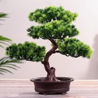 bonsai tree pot artificial plants natural bonsai tree live simulation decorative plant pots home office ornament
