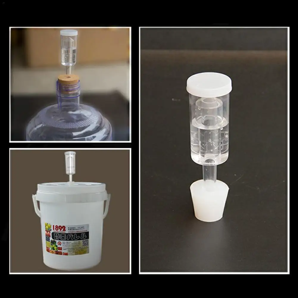 Трехкомпонентный односторонний воздушный замок для изготовления пива ствол