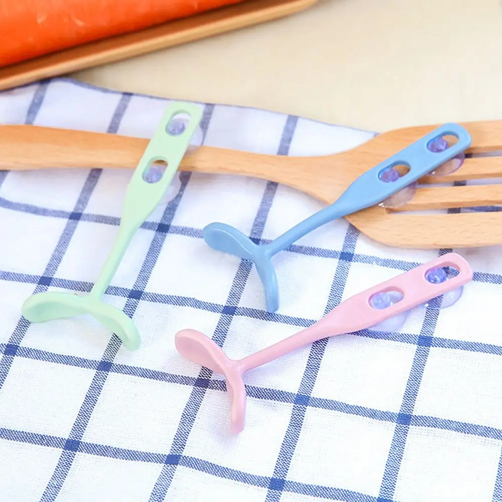 Ростки фасоли палка Пластик раковина подставка на присоске столовая ложка вилка