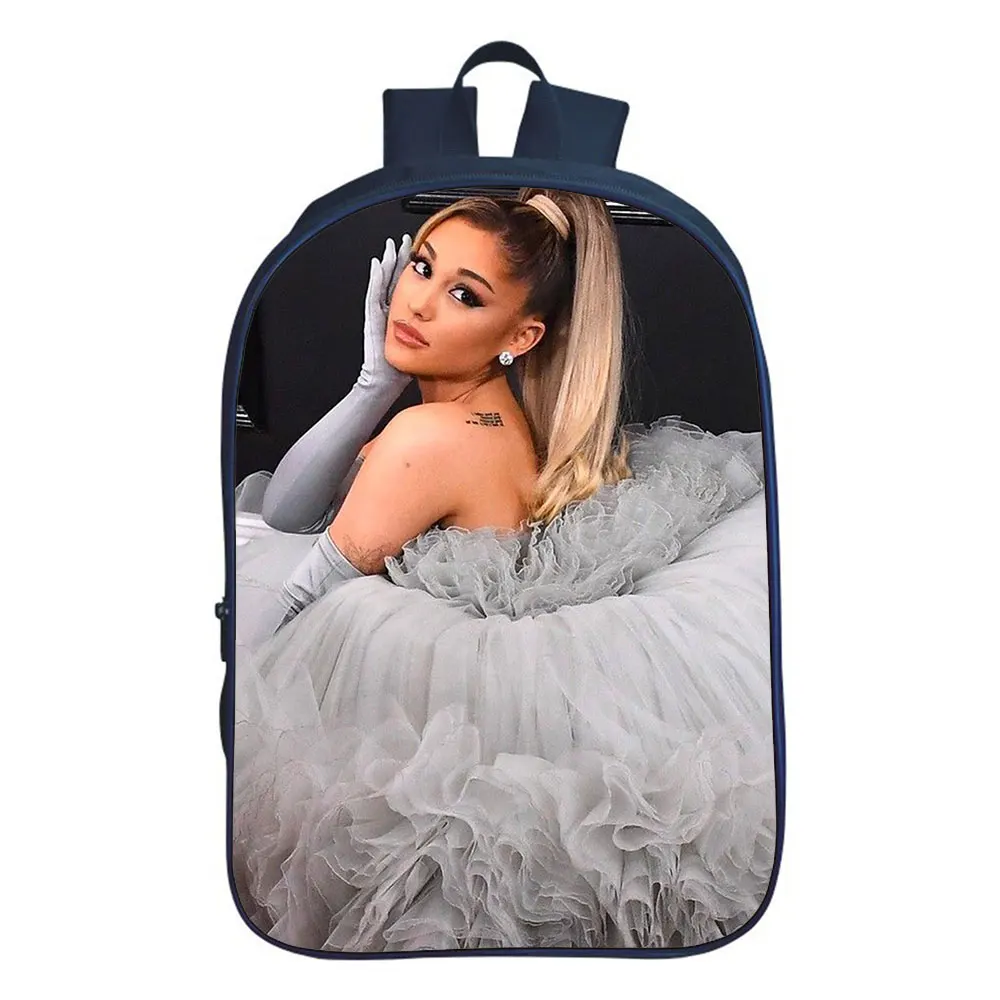 

Ariana Grande Backpack School Student Bookbag Boy Girl Bag Travel Rucksack Star Singer Printing Rucksack Gift Children Mochila
