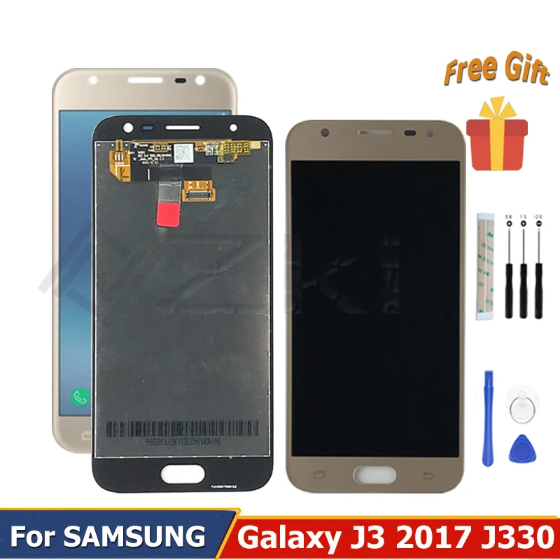 

5.0" TFT For Samsung Galaxy J3 2017 J330 J330F J3PRO LCD Display Touch Screen No Dead Pixel Digitizer Assembly Replacment Parts