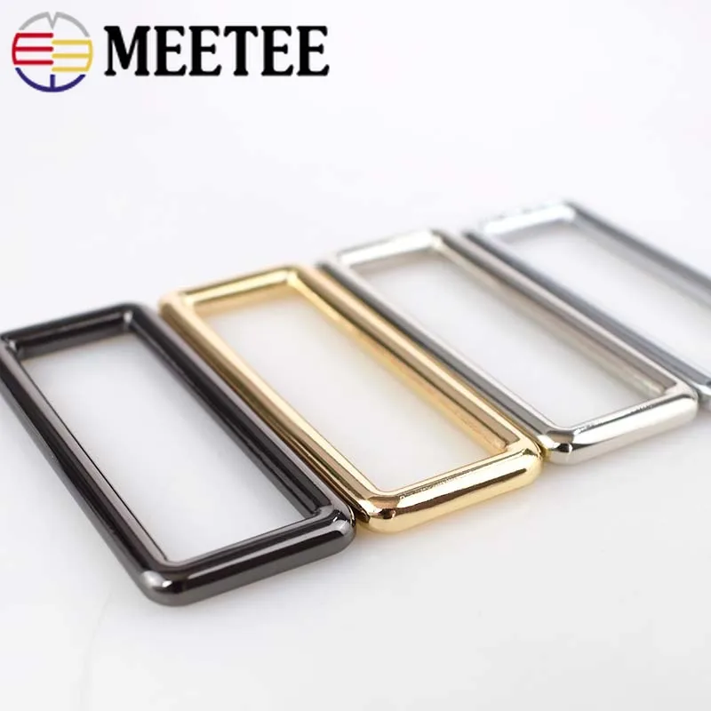 2 шт./4 шт. Meetee 50 мм регулируемые пряжки металлический слайдер три скольжения D
