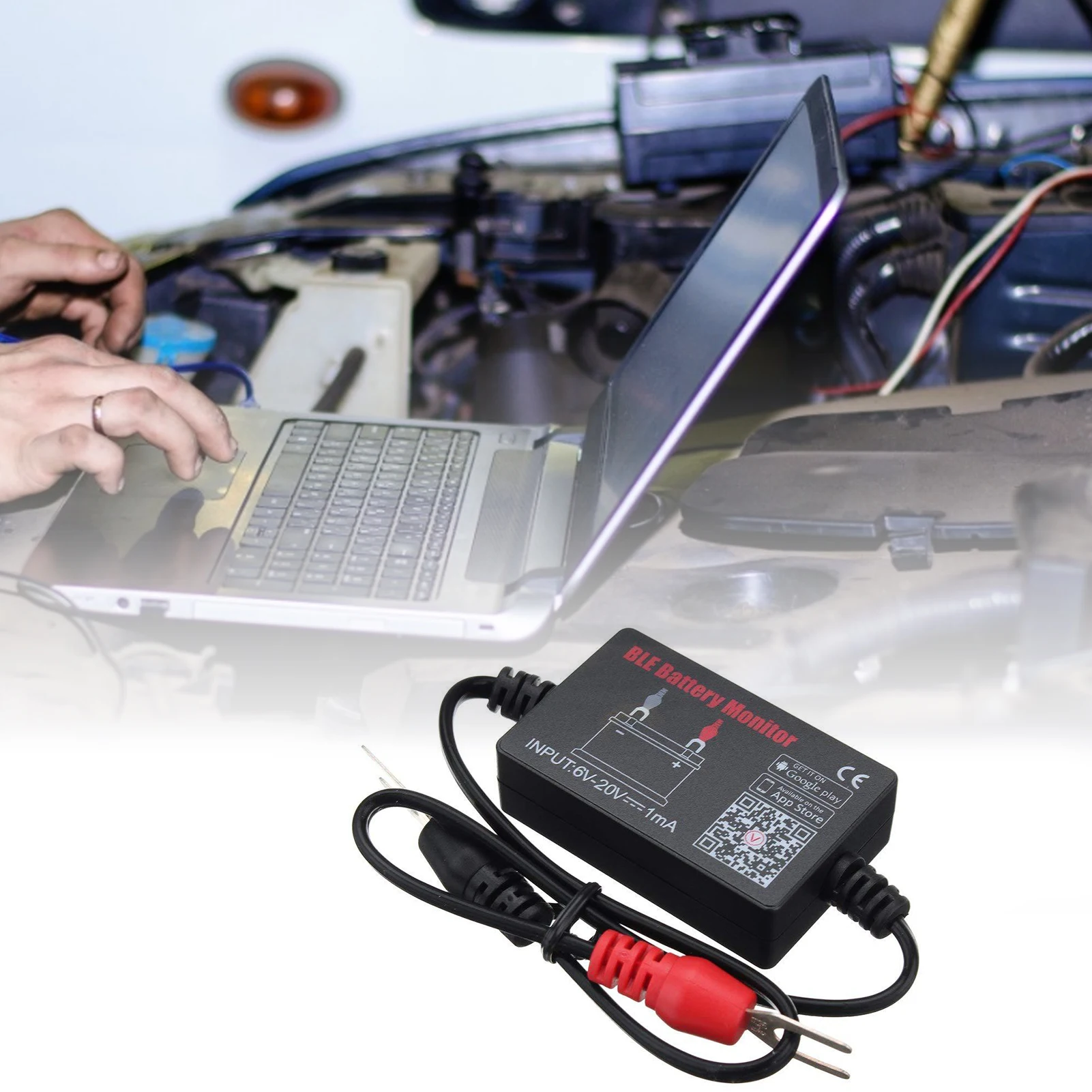 

Real Time Car Battery Tester BM2 Battery Detector 12V Bluetooth 4.0 Digital Battery Analyzer Monitor Diagnostic Tool Universal