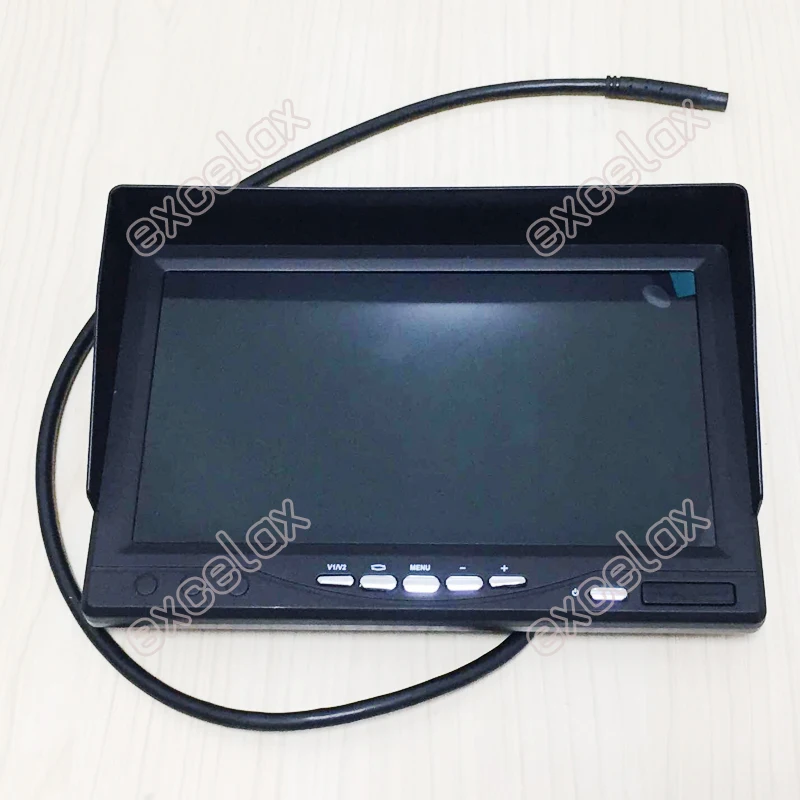 2CH SD карта Запись 1080P AHD 7 дюймовый дисплей Мобильный монитор DVR хранилище