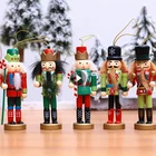 2021 креативная деревянная кукла-гайкер, солдат, марионетка, рождественские подарки для детей, Новогодняя и Рождественская елка, подвесные украшения, украшение