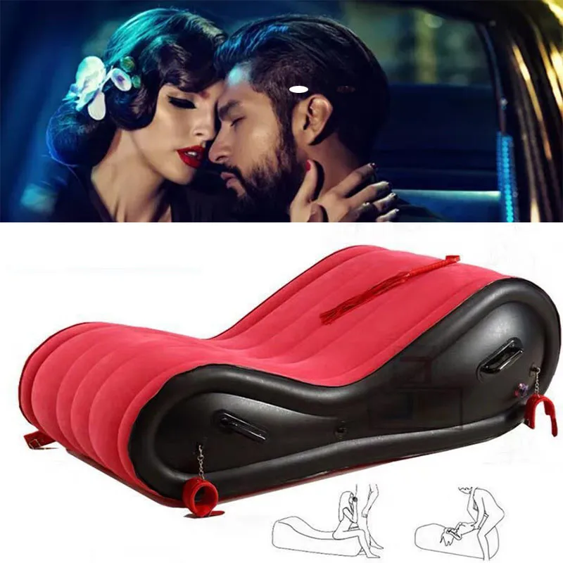 

Sex Inflatable Sofa Bed Velvet Soft Living Room Furniture Sofas Chair Adult For Couple Erotic Beds Lazy Muebles Futon Japones