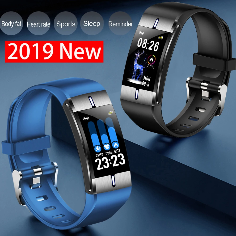 2019 новый браслет для здоровья ip68 Смарт часы фитнеса импульсное давление