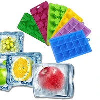 ice cube maker silicone mould diy ice cube mold tray fruit chocolate mold diy candy kitchen tool