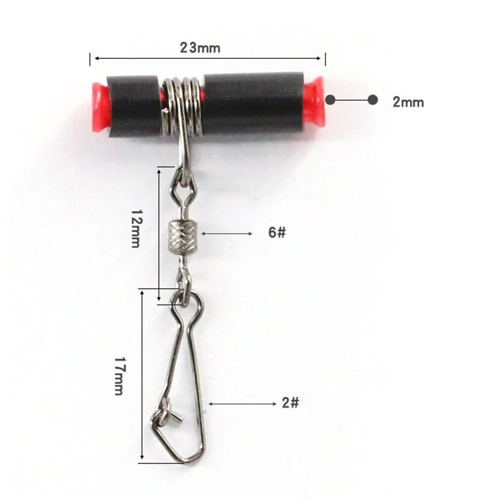 10pcs Saltwater Fishing Balance Swivel With Quick Pin String Hook Bracket Sinker Slide Fish Line Pesca Iscas Tackle | Спорт и