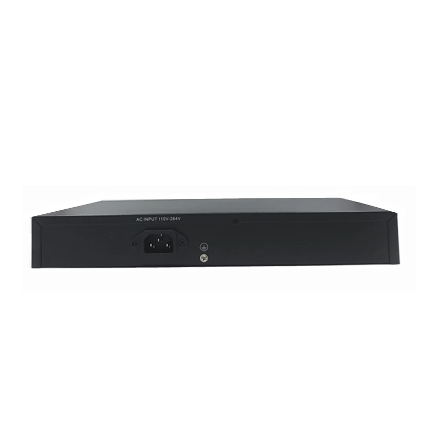 Коммутатор POE 48 В Ethernet с 16(100 м) + 2(1000 1SFP-портом IEEE 802 3 af/at подходит для