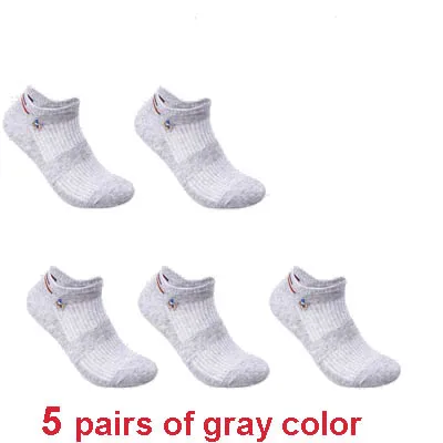 5 gray 5 пар/лот, летние сетчатые дышащие хлопковые носки для мужчин, черно-белые однотонные спортивные мужские носки, тонкие стильные носки Sokken PIER POLO - Цвет: 5 gray