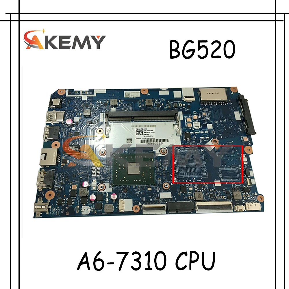 

Akemy для Lenovo BG520 nm-b051 110-15ACL Материнская плата ноутбука процессор a6-7310 100% тесты OK