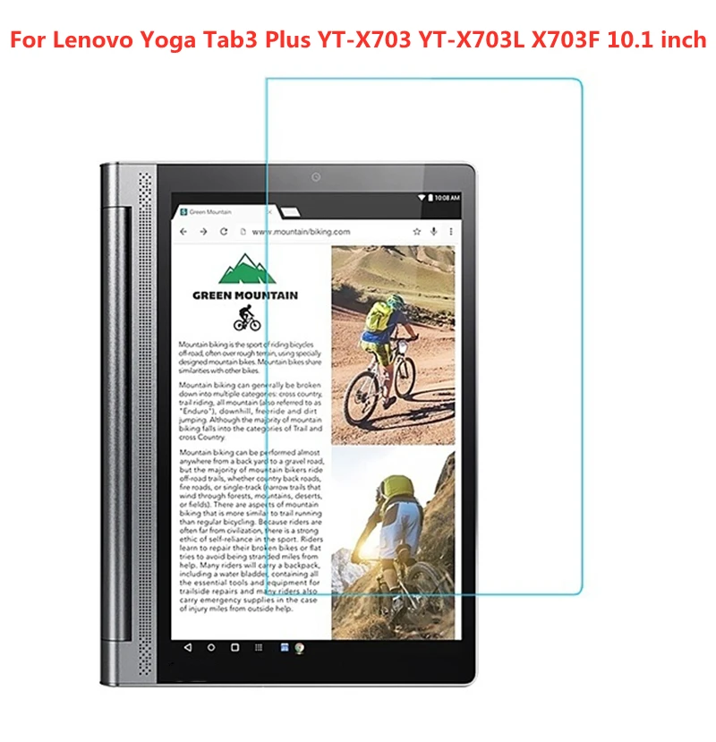 

Tempered Glass For Lenovo Yoga Tab 3 Plus 10.1 YT-X703 YT-X703L X703F 10.1 inch 9H Glass Film