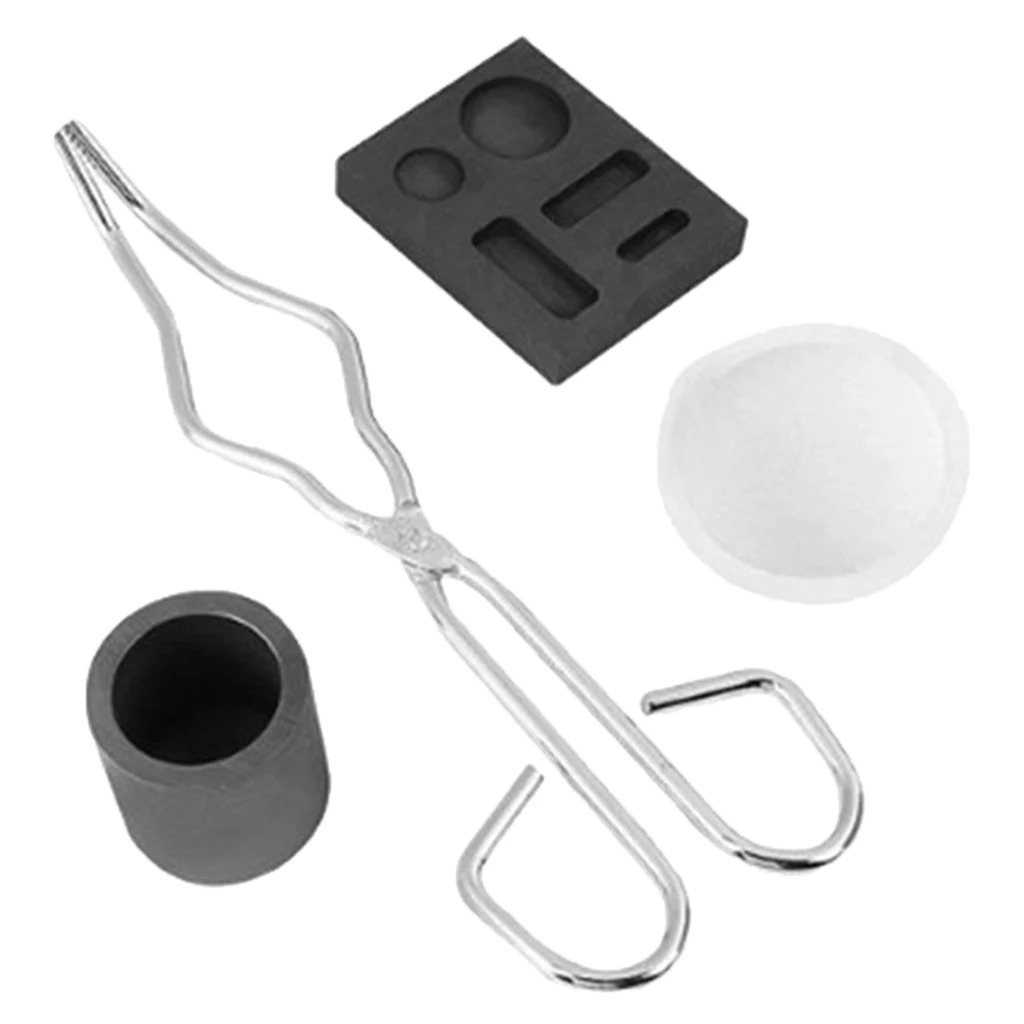 14 мл графитовый тигель набор щипцы и чаша для золота кварца плавления | Украшения