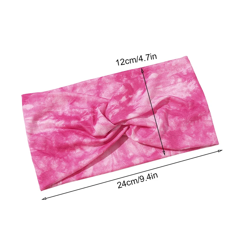 Женская широкая повязка для волос эластичная лента на голову йоги Спортивная