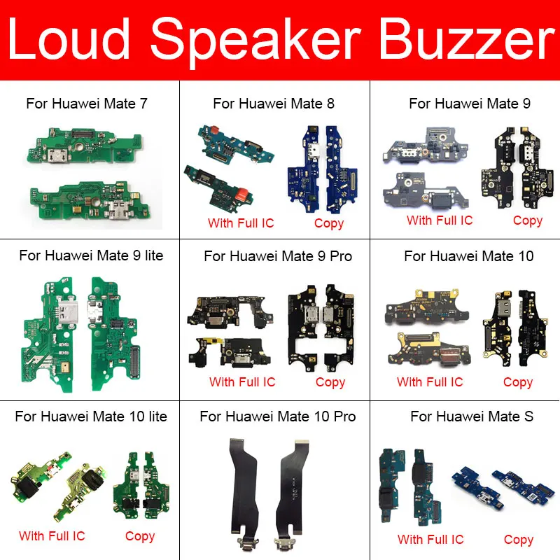 

USB Charger Board For Huawei Mate Ascend 7 8 9 10 MT7-L09 Lite Charging Port Dock USB Board Flex Cable Replacement Repair Parts