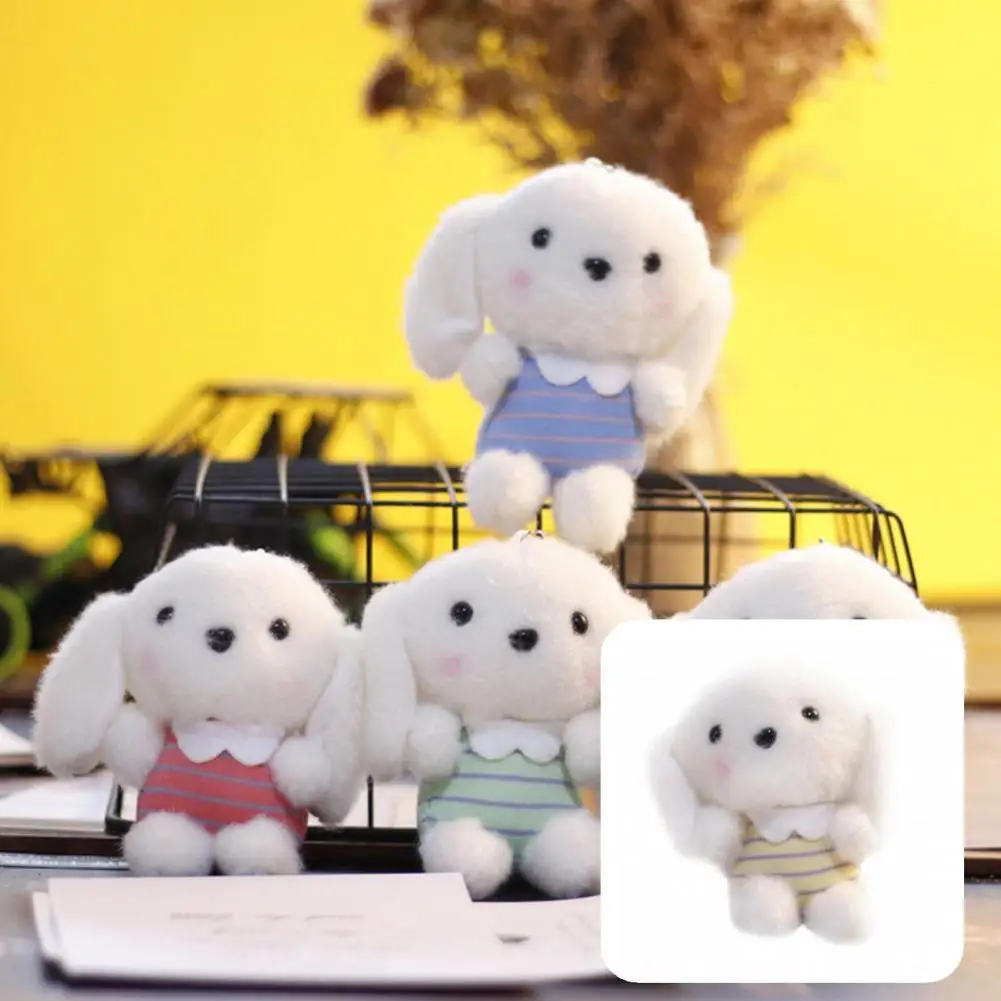 

Забавный брелок для ключей плюшевая мини-Кукла Кролик из полипропилена и хлопка игрушка брелок Мягкая Кукла Плюшевая Кукла