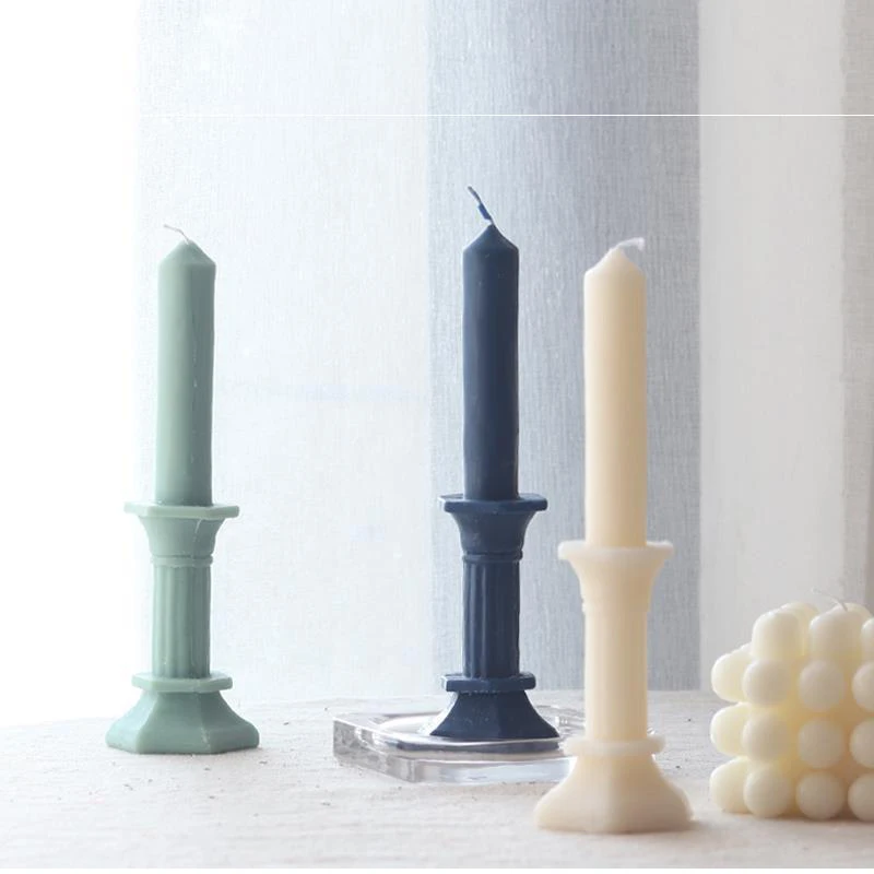 

Roman Candles home decor holiday party decor candle stick art design pack of 4