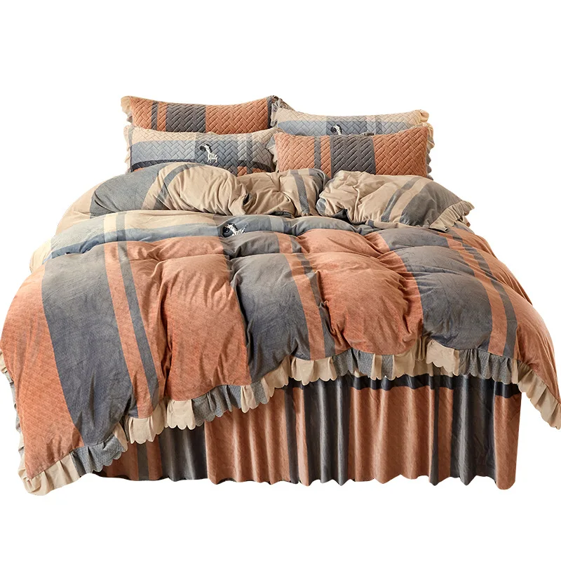 Осенне-зимняя детская замшевая латексная юбка-кровать комплект из 3 предметов |