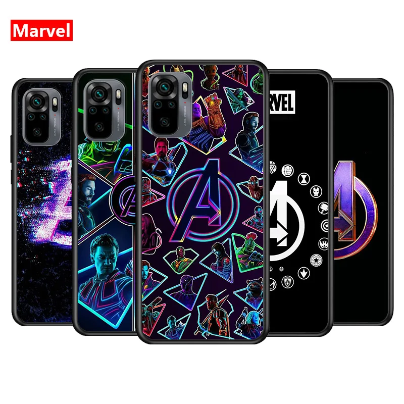 С принтами &quotMarvel&quot &quotМстители&quot с логотипом для Xiaomi Redmi Примечание 10S Размеры 9