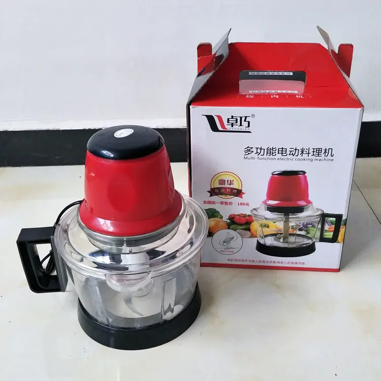 

3L Powerful Meat Grinder Spice Garlic Vegetable Chopper Electric Automatic Mincing Machine Household Grinder Food Processor