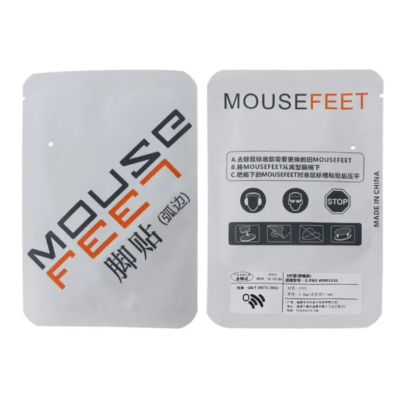 1 компл. 0 6 мм изогнутая кромка мышь ножки коньки для Logitech G Pro беспроводная Прямая