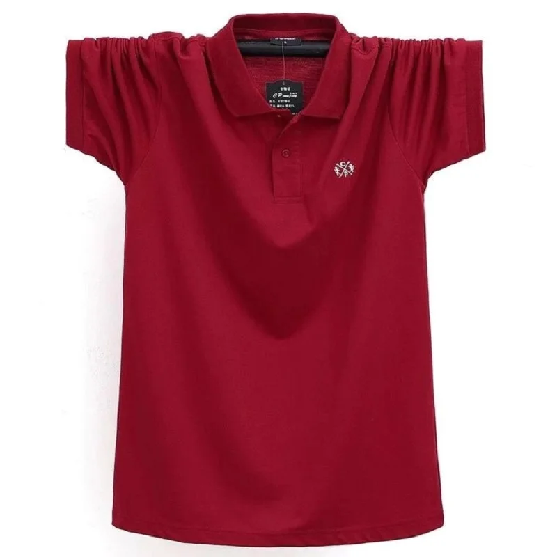 Рубашка-поло мужская с короткими рукавами рубашка-поло из хлопка Повседневная