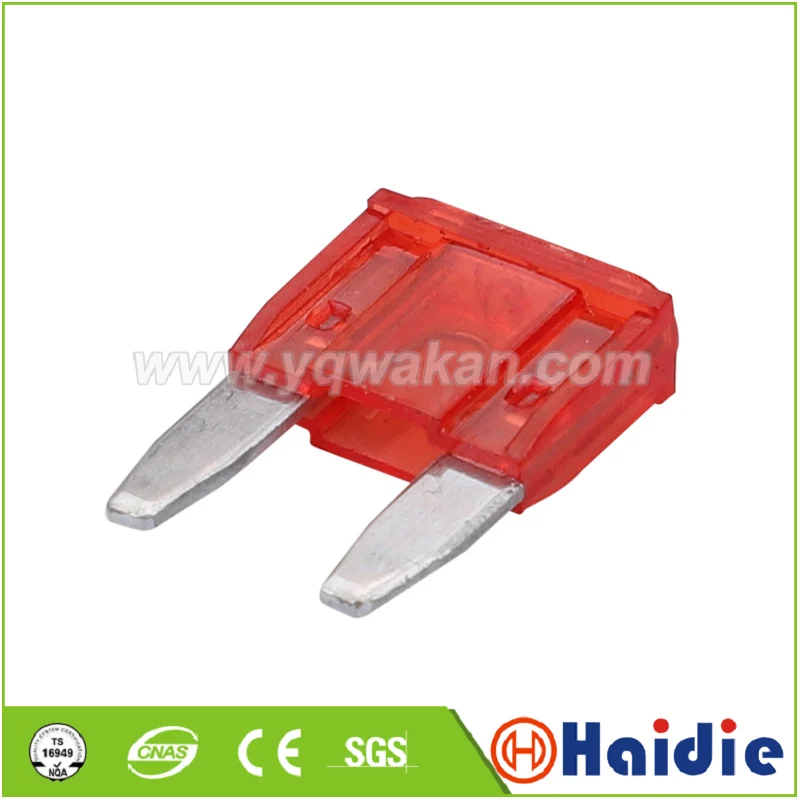 

20pcs Auto car Fuses Blade for auto connector mini small type fuse blade 10A