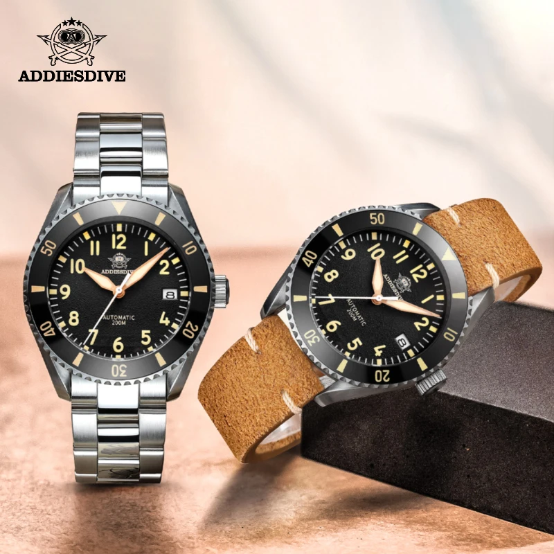 

Часы ADDIESDIVE, мужские, My H9, механические, с автоподзаводом, NH35A, часы для дайверов, 200 м, с сапфировым стеклом, мужские, роскошные часы