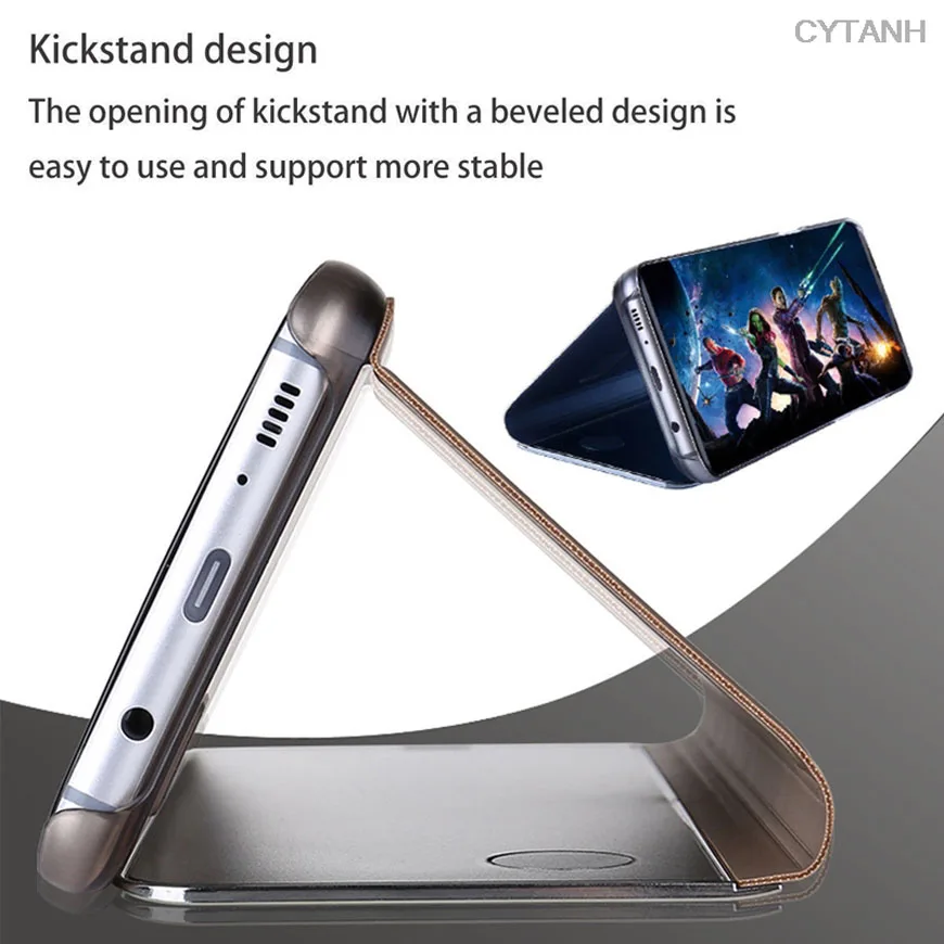 mirror flip case for xiaomi mi 9t mi9t smart cover stand cases xiomi mi9 mi9se 9 t se t9 coque redmi k 20 k20 pro k20pro | Мобильные