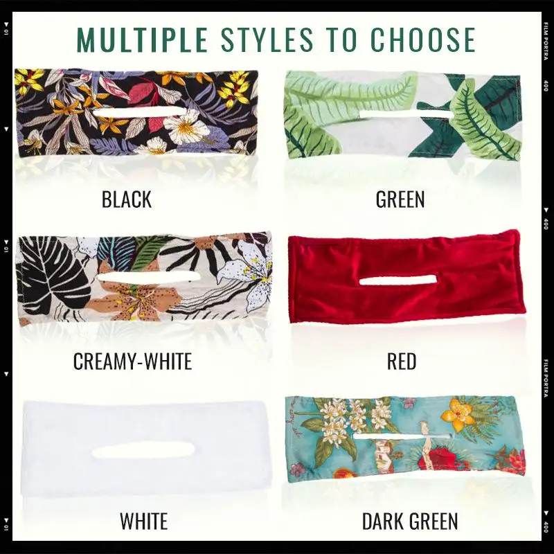 

Fashion Women Fabric Bands Hair Rope Set Summer Knotted Wire Headband Print Hairpin Curl Up Your Hair Quickly