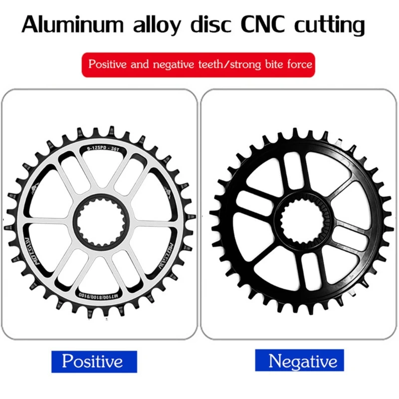 

Bike Chainring, 30T 32T 34T 36T 38T 40T Mountain Bike Single Speed Chainring Suitable for Road Bike Mountain Bike