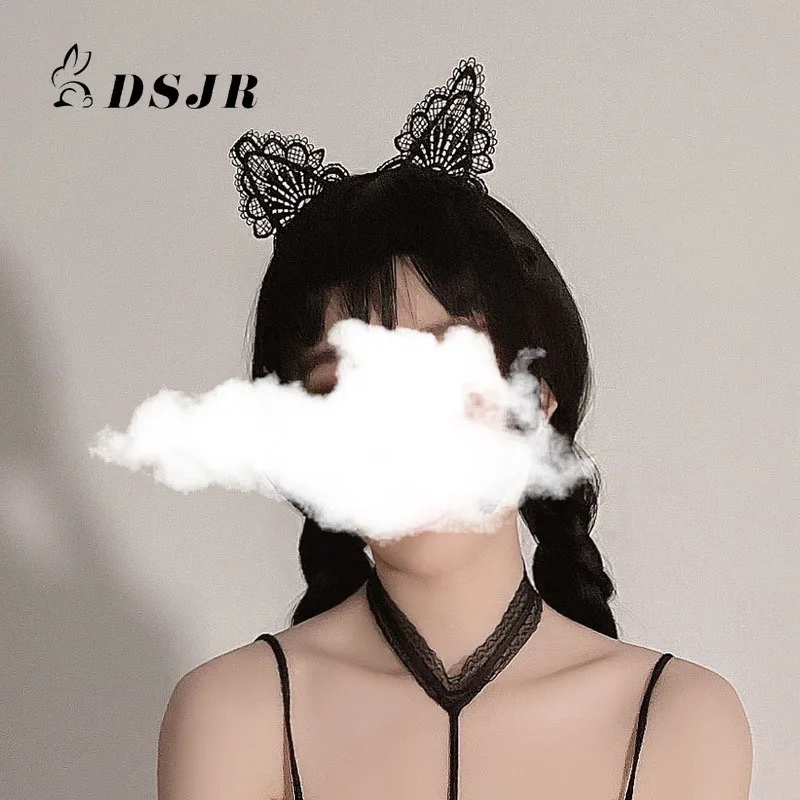 

Милый котенок косплей кошачьи острые уши кружевные обручи для волос реквизит для ролевых игр для вечеринки сказочные аксессуары костюм эль...