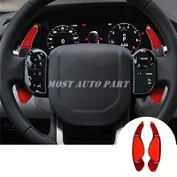Carbon Fiber Steering Wheel Paddle Shifter For Land Rover Defender Discovery Sport LR4 Discovery5 Range Rover Evoque  Red/Black