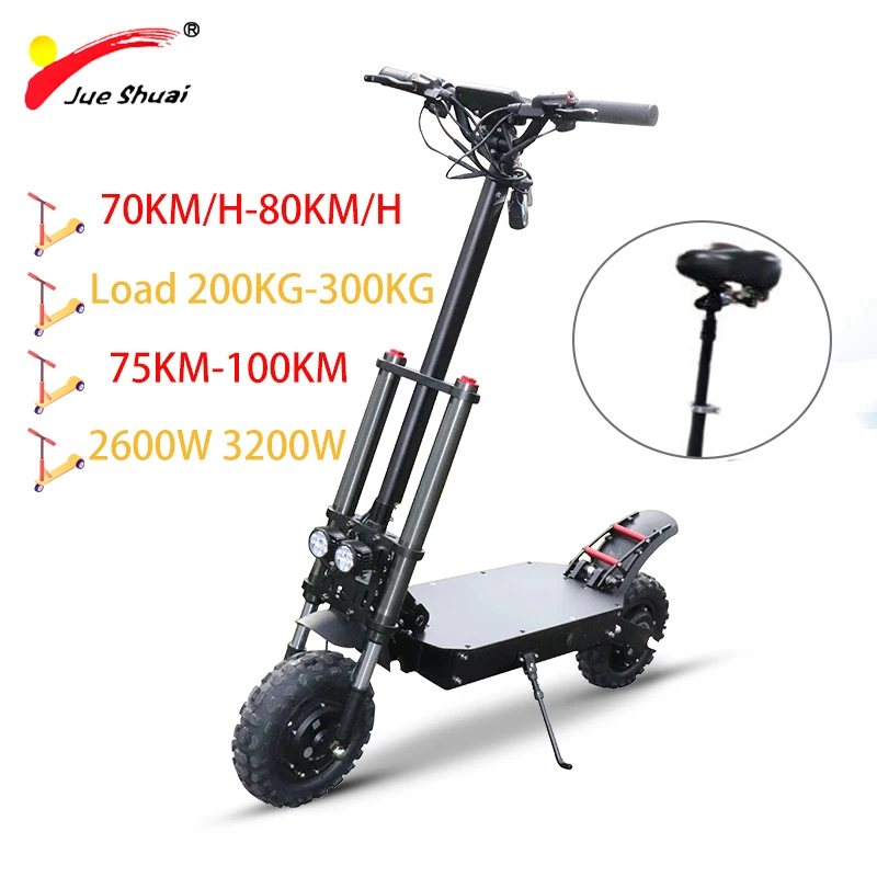 80 км/ч 11 ''60 в 3200 Вт Электрический скутер Мотор колесо литиевая аккумуляторная батарея Samsung скейтборд-скутер электрический Patinete Eletrico Adulto