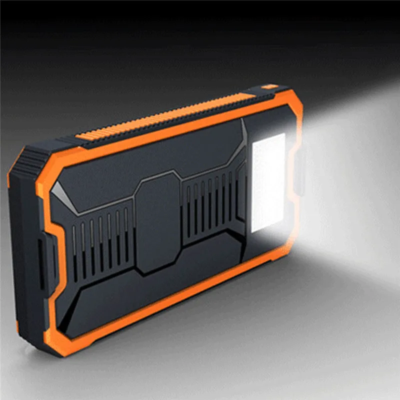 Водонепроницаемый внешний аккумулятор на солнечной батарее с USB портом 80000