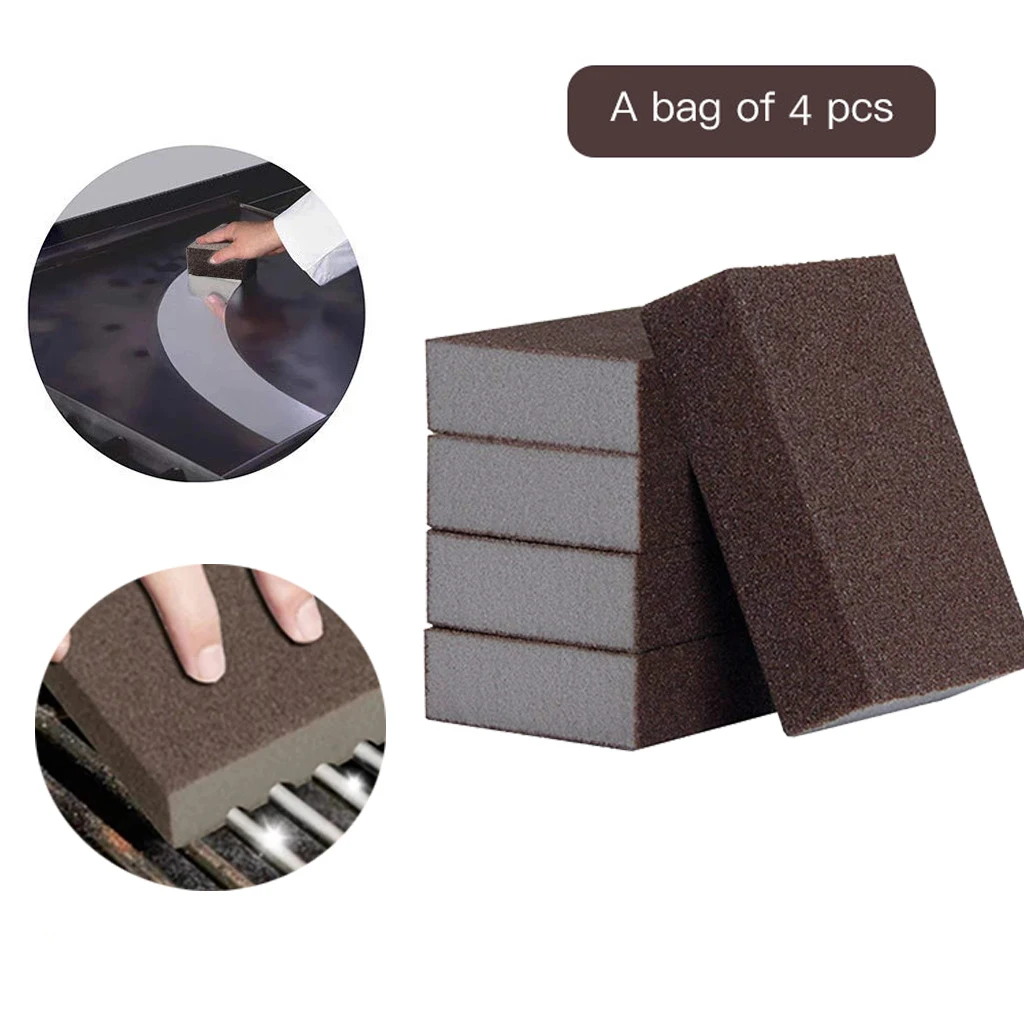 

4Pcs/1pc BBQ Cleaning Brick Block Barbecue Cleaning Stone BBQ Racks Stains Grease Cleaner BBQ Tools Kitchen Decorates Gadgets