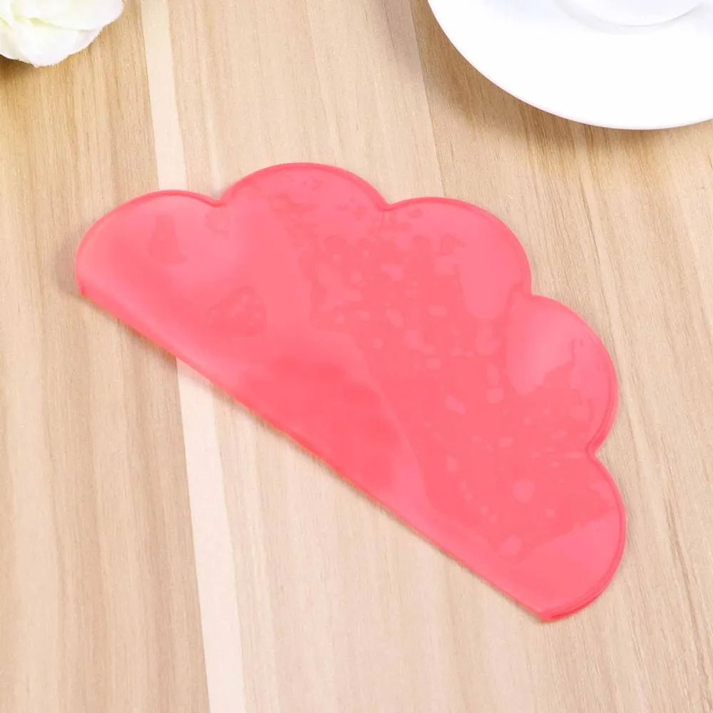 

Flower Shape Silicone Bowl Covers Stretch Food Saver Wraps Reusable Expandable Food Lids (Rosy)