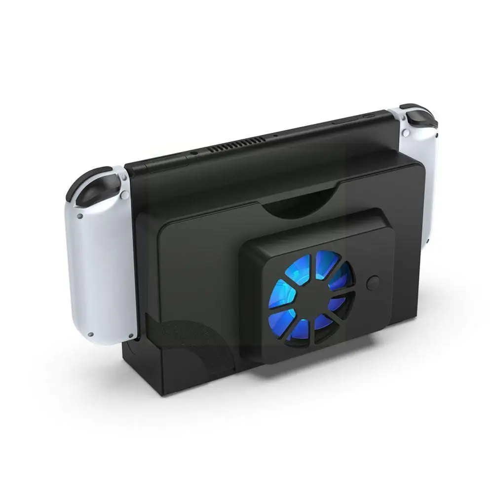 

1 pcs Cooling Fan for NS OLED Docking Station Cooling Fans Radiator for NS Switch External Cooler Radiator 3000 r/min M9H8