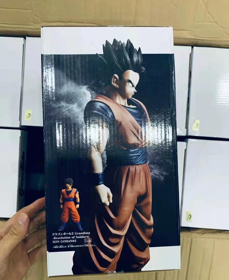 Оригинальные фигурки Banpresto DBZ большой размер бог молодежная гохань вер2 GG героев