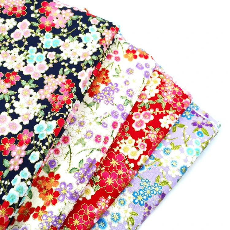 Темно синий красный хлопок вишневый цвет Бронзирующая ткань нарезанная для