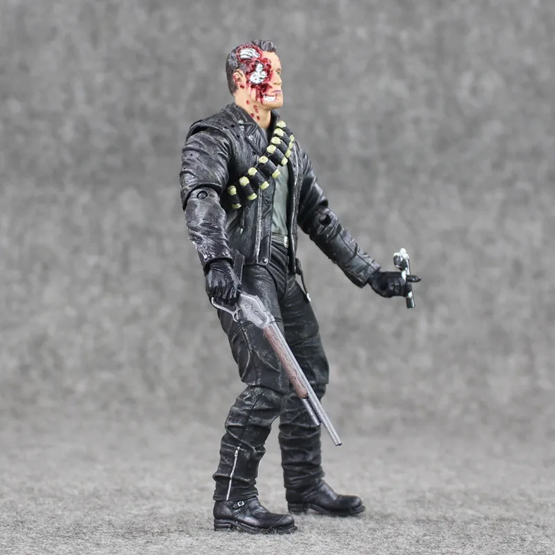 18 см NECA Терминатор 2 T 800 Шварценеггер ПВХ Фигурки Модель игрушки куклы для