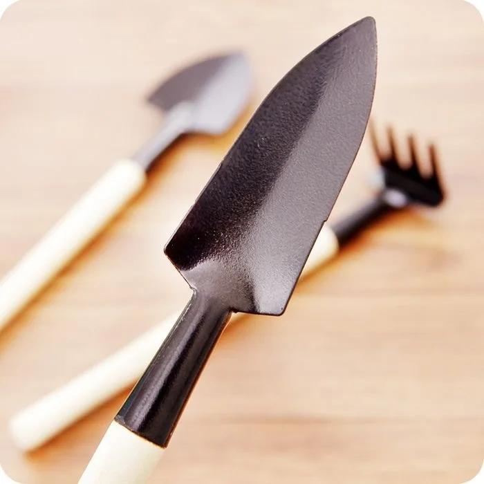 Мини Лопата 3 шт./компл. лопата борона инструменты для цветочных горшков