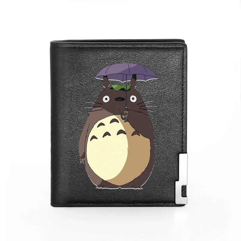 

Fashion Cute Tonari no Totoro Pu Leather Men Women Short Wallet ID Credit Card Holder Purse