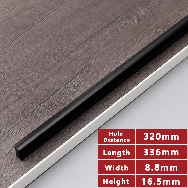 

WV Ручки для шкафов алюминиевые чёрные и серебристые