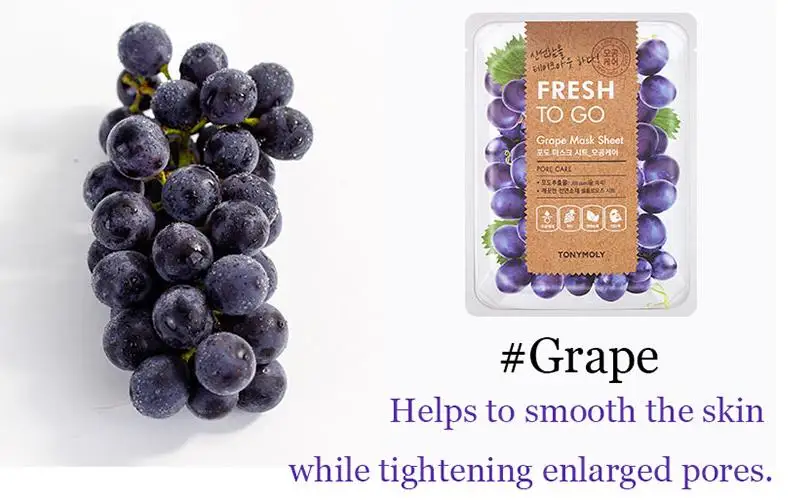Grape JM раствор маска для лица 1 шт. уход за кожей Гиалуроновая кислота Витаминная ампула SOS маска для лица листы корейская косметика - Цвет: Grape