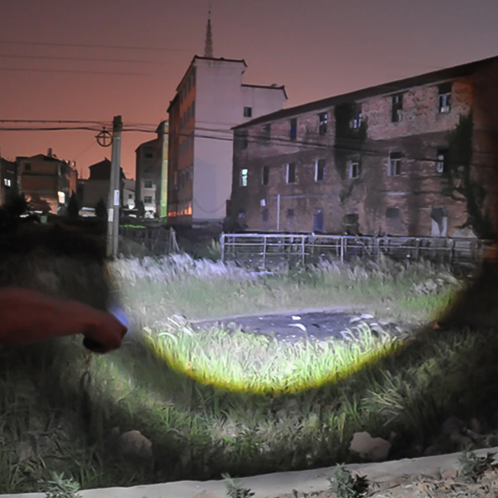 90000LM T6 LED Flashlight Torch 5 Modes Lantern Self Defense Tactical Portable Light Powerful Waterproof Bulb Camping Lamp Torch