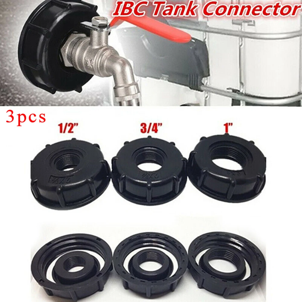 

Tool IBC Tank Connector Part Useful 3pcs/Set Water Tote Tank Coarse Thread